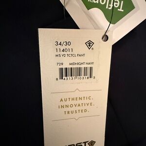 First Tactical v2 Pant 114011 34.x30 Midnight Navy